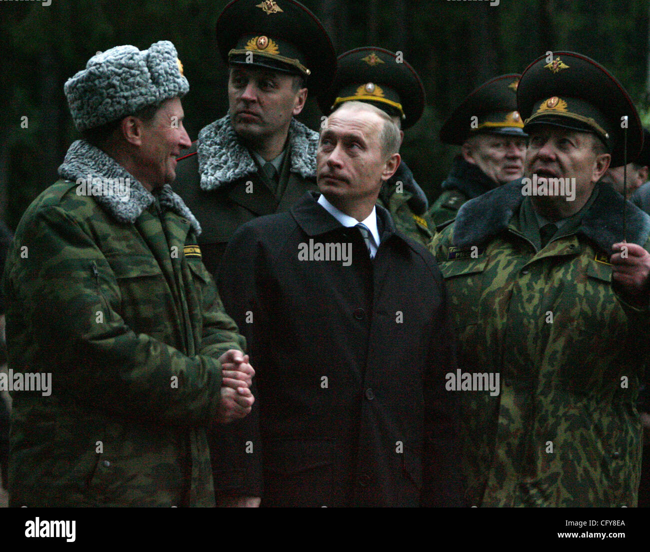 Vladimir Putin besuchte Basis der russischen strategischen