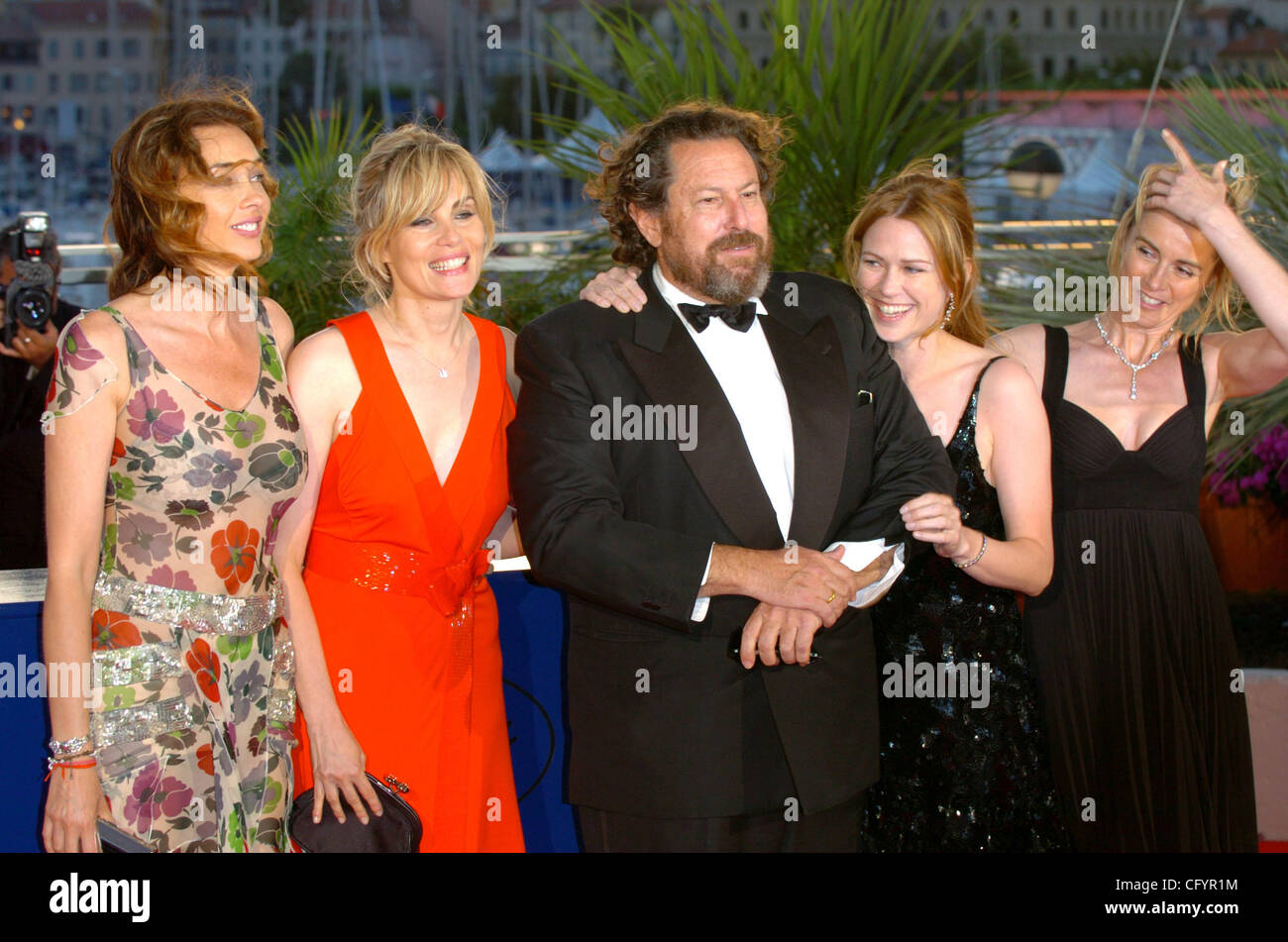 Anne Consigny, Marie-Josee Croze, Julian Schnabel, Emmanuelle Seigner und Olatz Lopez Garmendia Stockfoto