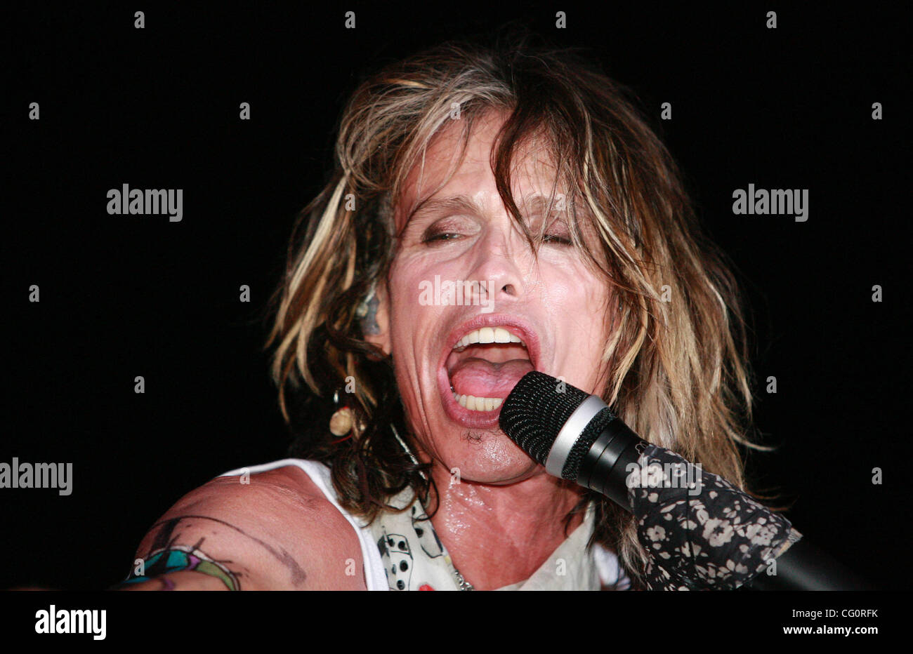 Aerosmith, ein prominenter USamerikanischer HardRockBandlive