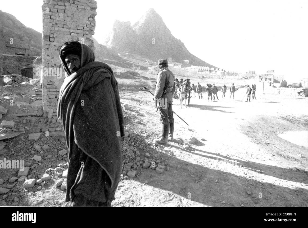 12. Juli 2007 - Kabul, Afghanistan - The sowjetischer Krieg in Afghanistan war ein neun-Jahr (1979-1988) in Konflikt mit sowjetische Truppen Unterstützung Afghanistans marxistischen Menschen demokratische Partei von Afghanistan (PDPA) Regierung gegen die Aufständischen Mudschaheddin, die kämpften, um die kommunistische Herrschaft zu stürzen. Stockfoto