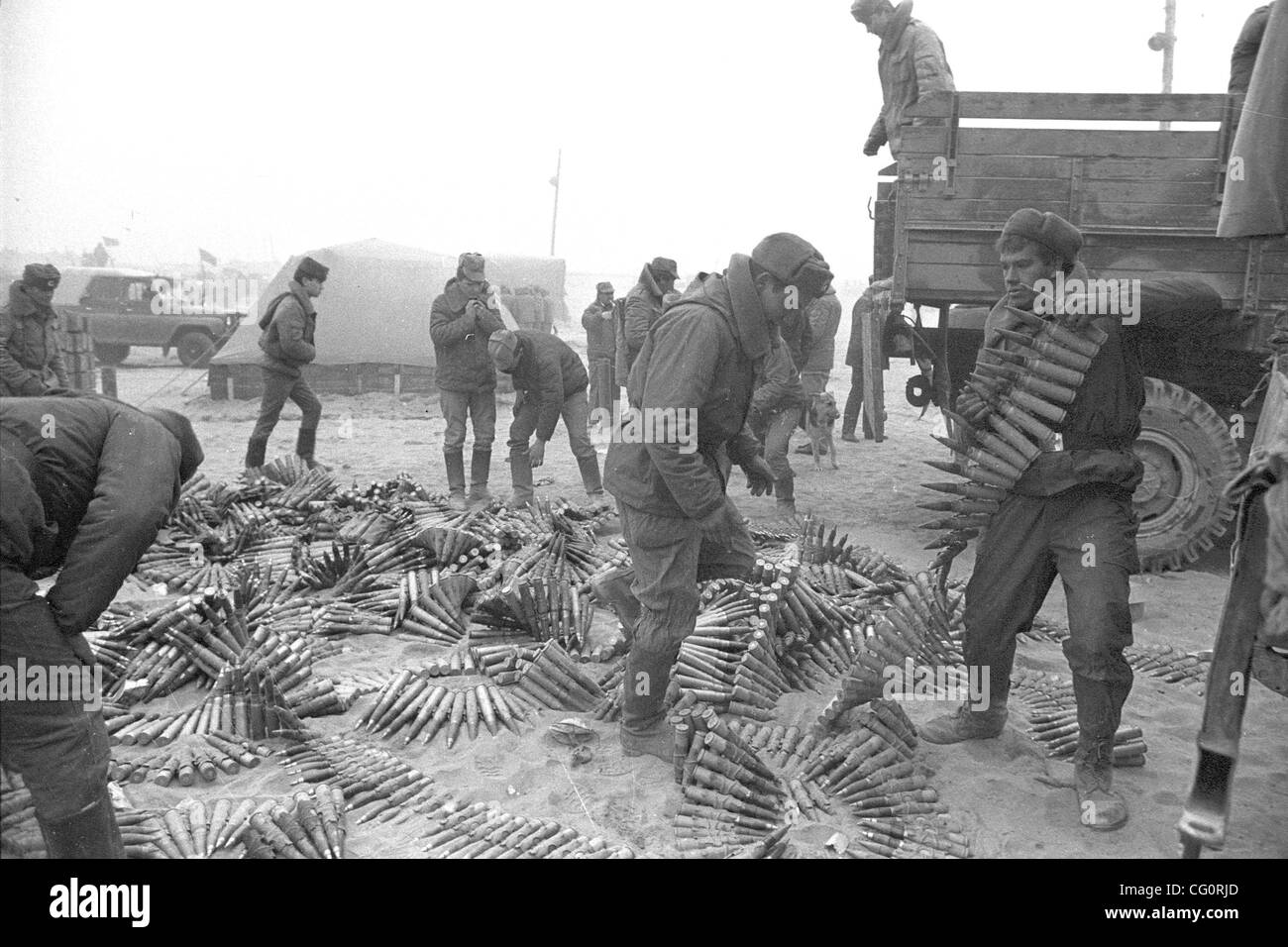 12. Juli 2007 - Kabul, Afghanistan - The sowjetischer Krieg in Afghanistan war ein neun-Jahr (1979-1988) in Konflikt mit sowjetische Truppen Unterstützung Afghanistans marxistischen Menschen demokratische Partei von Afghanistan (PDPA) Regierung gegen die Aufständischen Mudschaheddin, die kämpften, um die kommunistische Herrschaft zu stürzen. Stockfoto