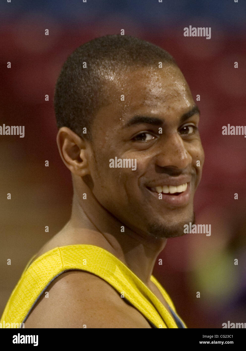 Arron Afallo der UCLA während Mittwoch nachmittags Praxis vor der 1. Runde der Herren NCAA Basketball Championship Western Regional in Arco Arena in Sacramento, Kalifornien.  Sacramento Bee Foto von Jose Luis Villegas 13. März 2007 Stockfoto