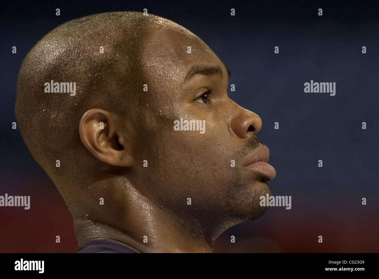 Carl Elliot der George Washington University während Mittwoch nachmittags Praxis vor der 1. Runde der Herren NCAA Basketball Championship Western Regional in Arco Arena in Sacramento, Kalifornien.  Sacramento Bee Foto von Jose Luis Villegas 13. März 2007 Stockfoto