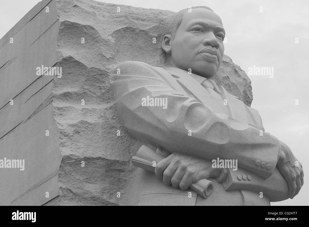 20. September 2011 - Washington, DC, USA - die Skulptur "Stein der Hoffnung '' des Bürgerrechtlers Martin Luther King Jr. auf der National Mall in Washington, DC. (Kredit-Bild: © gen Lower/Southcreek Global/ZUMAPRESS.com) Stockfoto