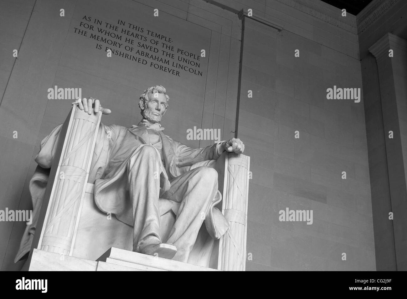 22. September 2011 - Washington, DC, USA - das Lincoln Memorial an der National Mall in Washington, DC. (Kredit-Bild: © gen Lower/Southcreek Global/ZUMAPRESS.com) Stockfoto