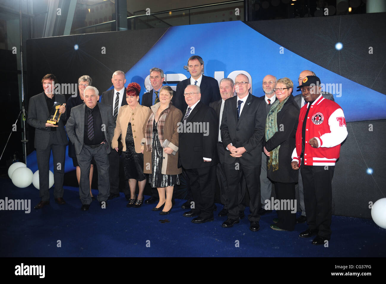 Die unbesungenen Helden BBC Sports Personality of The Year 2010 - Ankünfte Birmingham, England - 19.12.10. Stockfoto