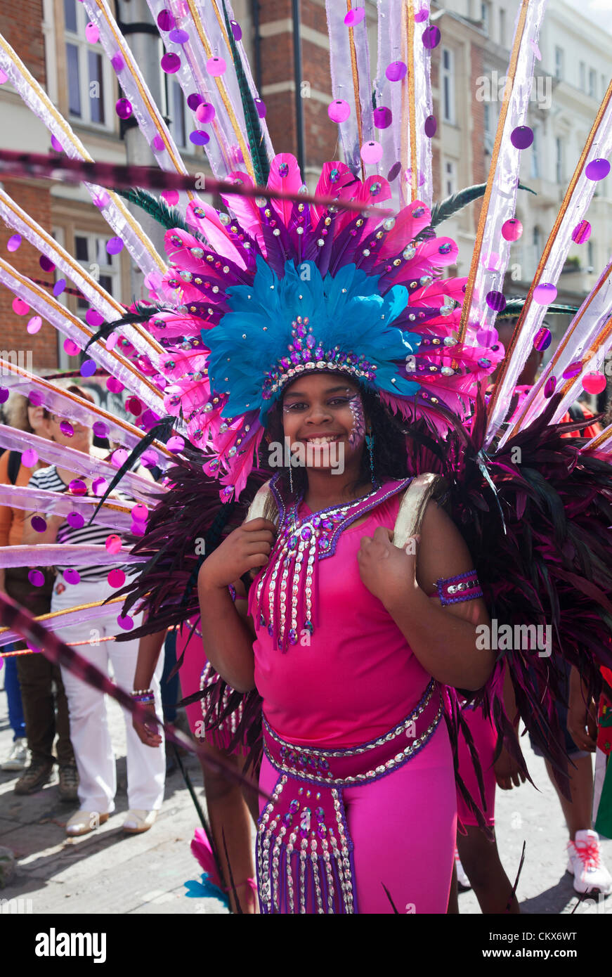 NottingHill Carnival - Kindertag - London, UK Stockfoto