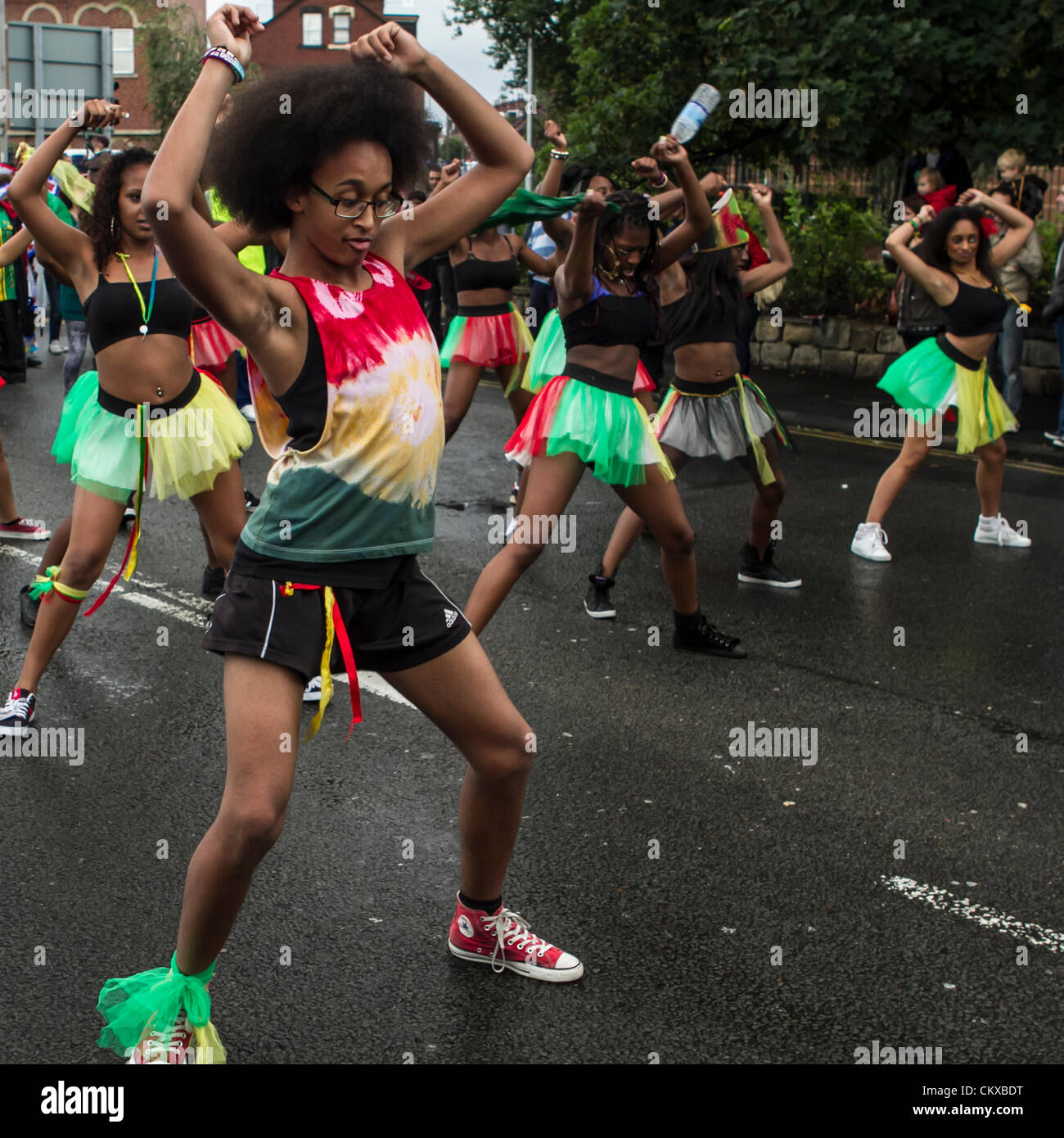 Leeds, UK. 27. August 2012. Karibik große Festparade in Leeds, 27 Montag 2012 Stockfoto