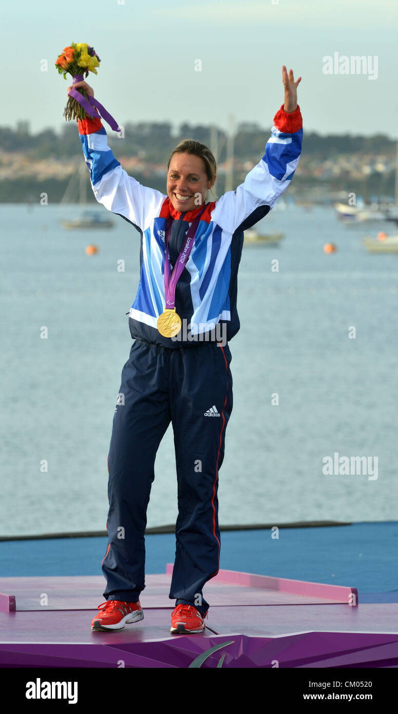 Helena Lucas gold Olympiasieger Stockfoto