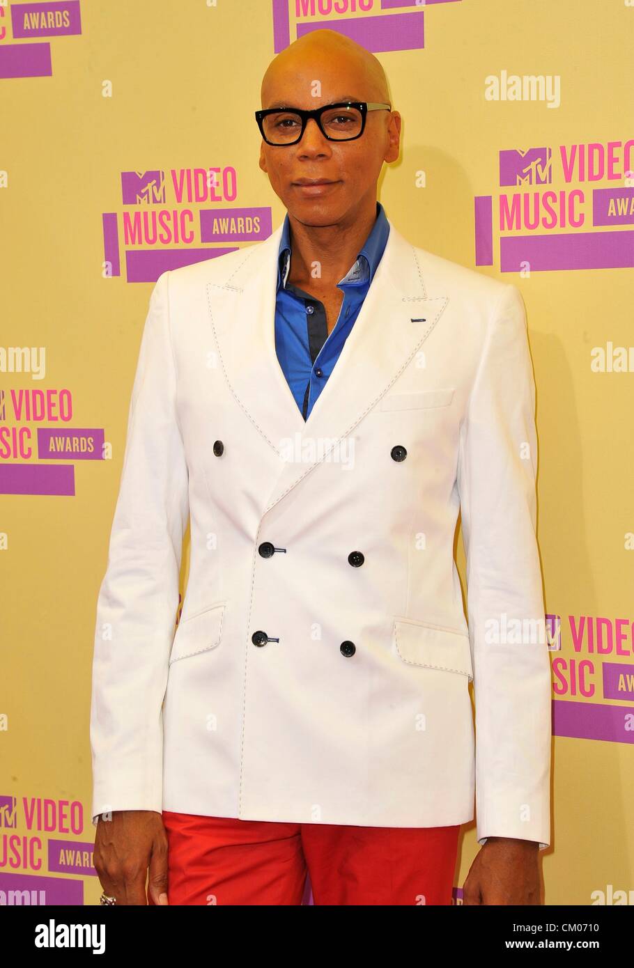 RuPaul im Ankunftsbereich für 2012 MTV Video Music Awards VMA - Ankünfte, STAPLES Center, Los Angeles, CA 6. September 2012. Foto von: Dee Cercone/Everett Collection Stockfoto