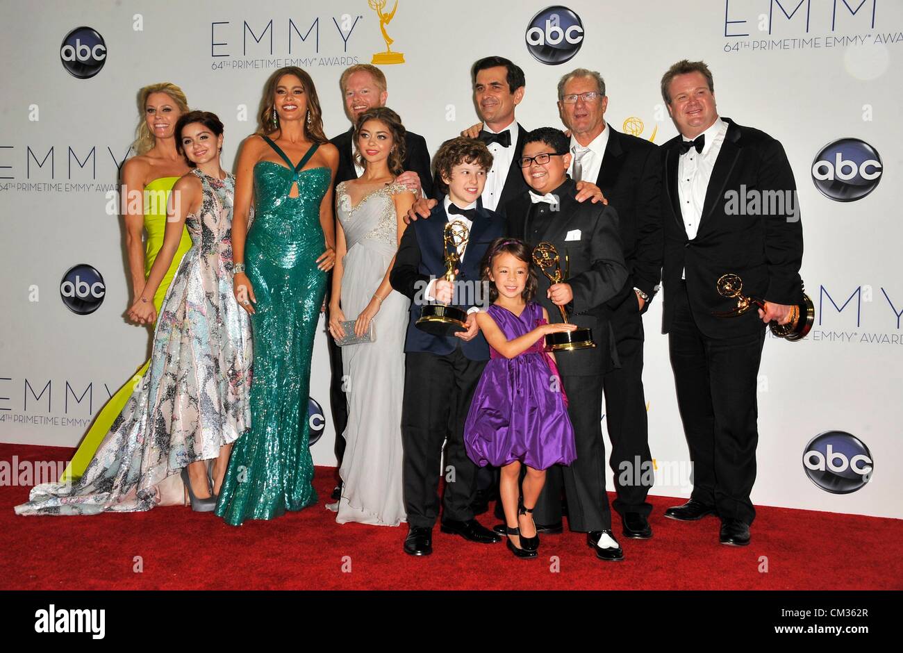Inpress room64th Primetime Emmy Awards - Presse Raum Nokia Theatre L.A. LIVE Los Angeles CA 23. September 2012 Foto Dee Stockfoto