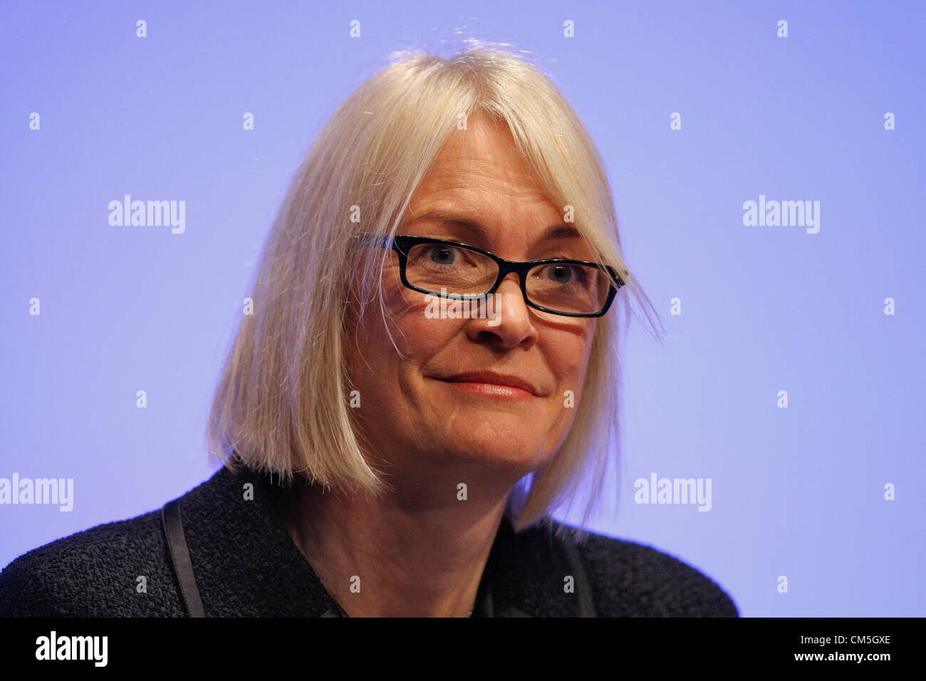 MARGOT JAMES MP stellvertretender Vorstandsvorsitzender der CONSERVAT 9. Oktober 2012 die ICC BIRMINGHAM ENGLAND Stockfoto