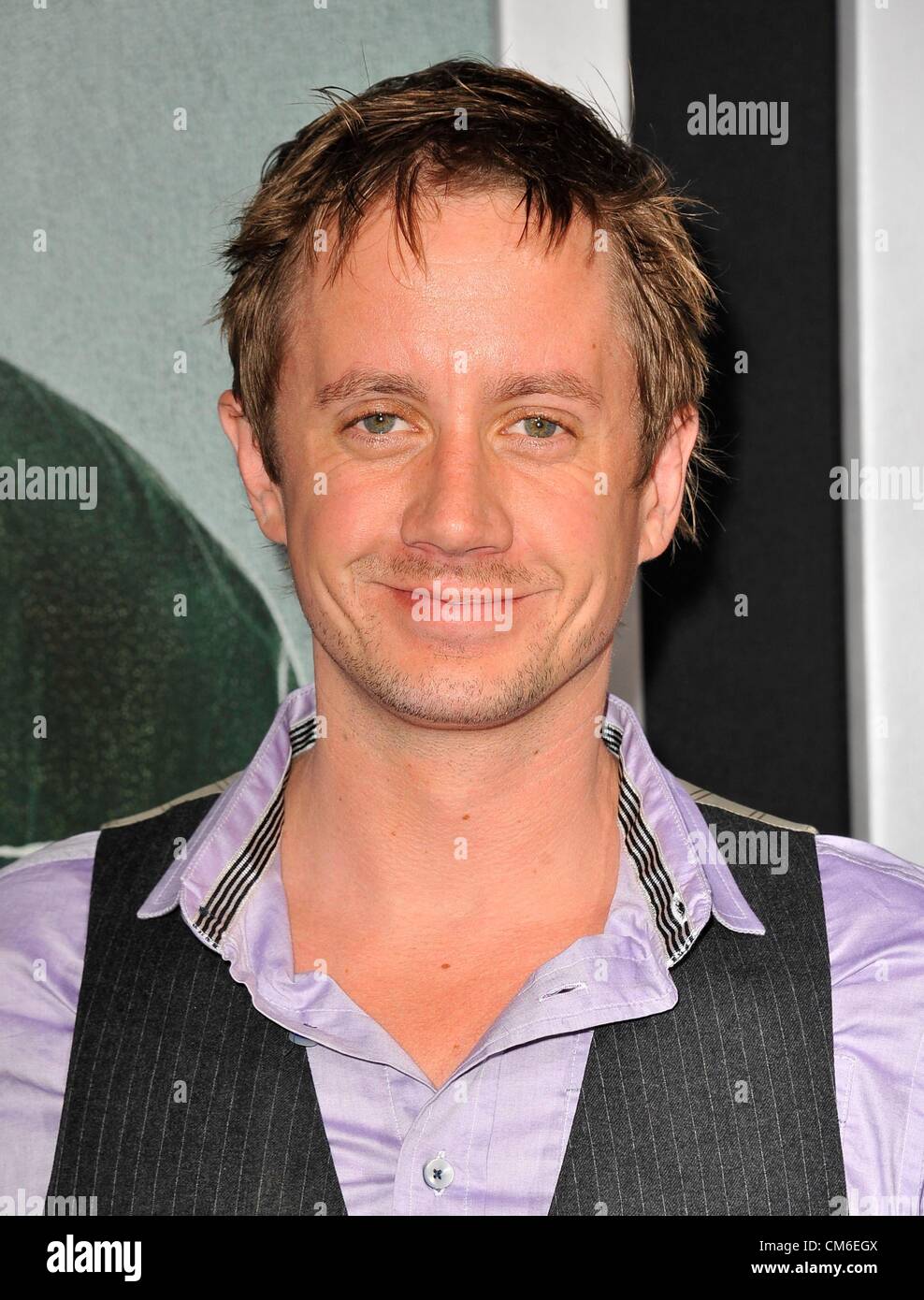 Chad Lindberg im Ankunftsbereich für ALEX CROSS-Premiere, Cinerama Dome at The Arclight Hollywood, Los Angeles, CA 15. Oktober 2012. Foto von: Dee Cercone/Everett Collection Stockfoto