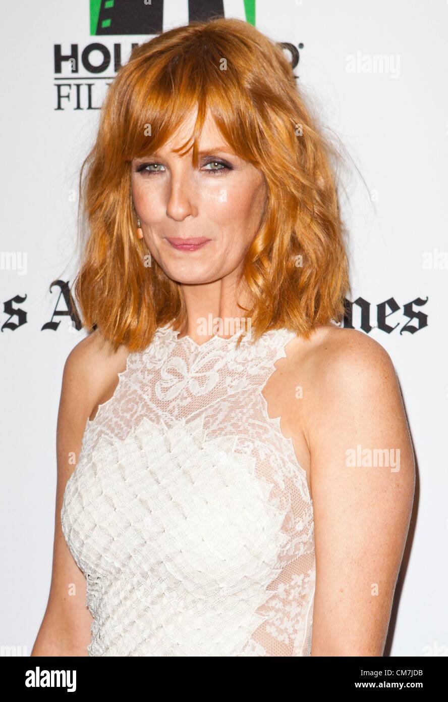 Kelly Reilly im Ankunftsbereich für 16. Annual Hollywood Film Awards Gala, The Beverly Hilton Hotel, Beverly Hills, CA 22. Oktober 2012. Foto von: Emiley Schweich/Everett Collection Stockfoto