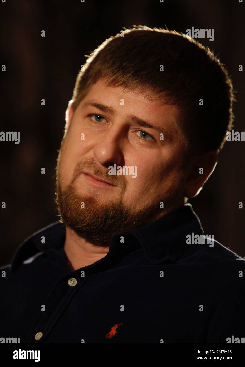 16. Dezember 2009 - Gudermes, Russland - Präsident von Tschetschenien Ramzan Kadyrov, Residenz in Grosny City. (Kredit-Bild: © PhotoXpress/ZUMAPRESS.com) Stockfoto