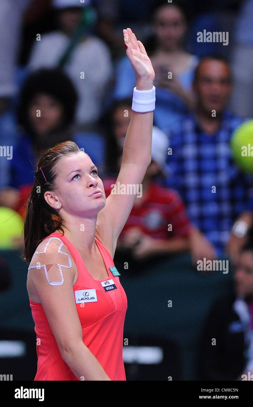 26.10.2012 Istanbul, Türkei.   Agnieska Radwanska POL Tennis Masters WTA Tennis Frauen Istanbul 26 10 2012 Stockfoto