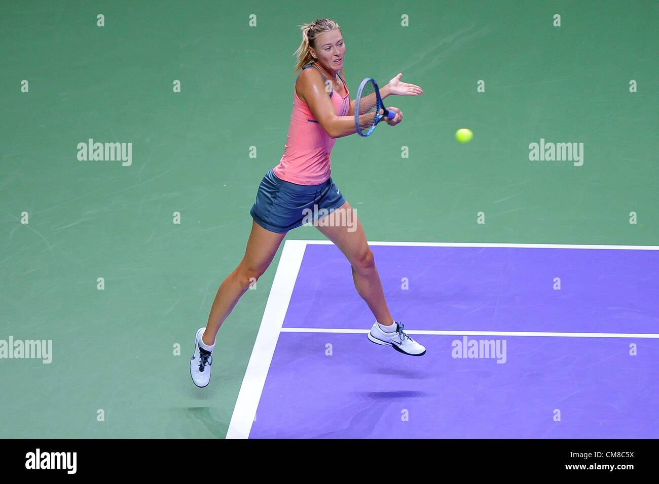 26.10.2012 Istanbul, Türkei.   Maria Sharapova RUS Tennis Masters WTA Tennis Frauen Istanbul 26 10 2012 Stockfoto