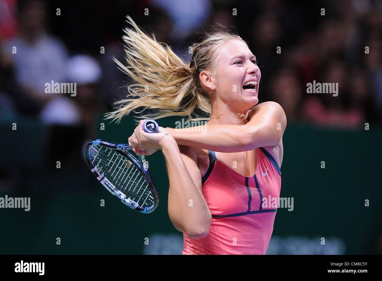 26.10.2012 Istanbul, Türkei.   Maria Sharapova RUS Tennis Masters WTA Tennis Frauen Istanbul 26 10 2012 Stockfoto