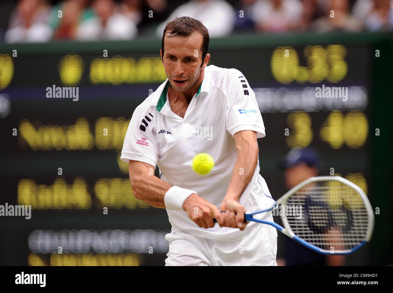 RADEK STEPANEK Tschechien der ALL ENGLAND TENNIS CLUB WIMBLEDON LONDON ENGLAND 29. Juni 2012 Stockfoto