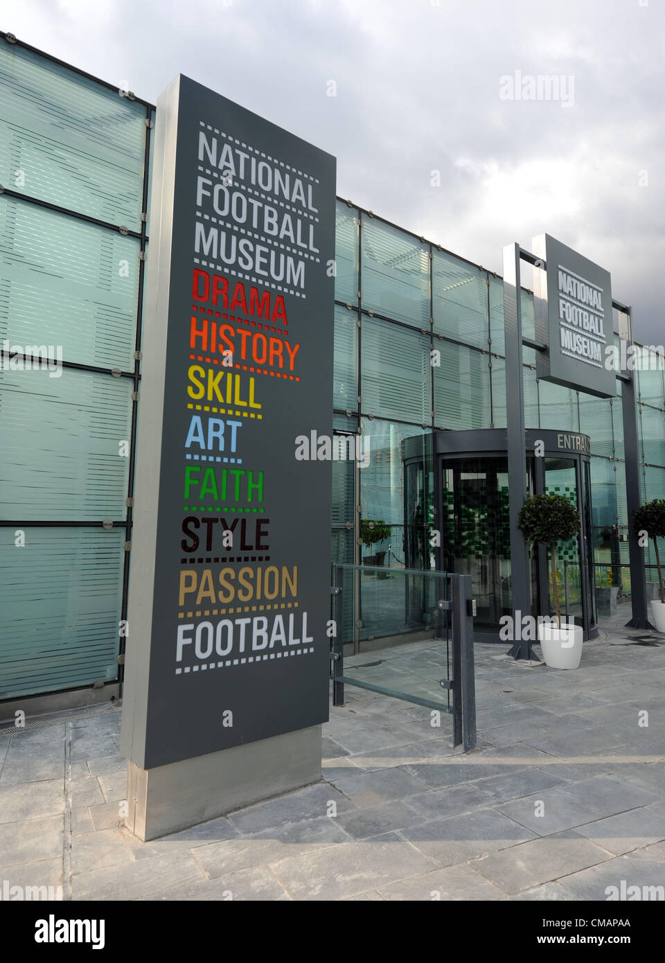 National Football Museum in Manchester, England, UK. Stockfoto
