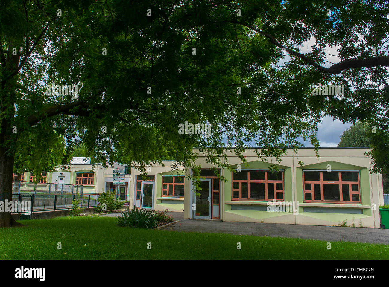 Paris, Frankreich, Öffentliche Sekundarschule in den Vororten, Szene 'Charles per-rault', in Vitry-sur-seine Stockfoto