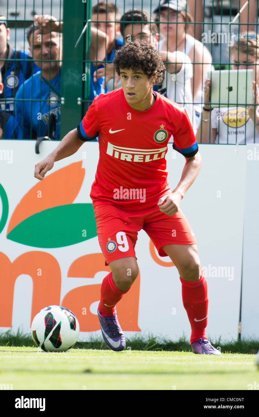 Philippe Coutinho (Inter), 12. Juli 2012 - Fußball / Fußball: Vorsaison Freundschaftsspiel zwischen Inter Mailand 6-0 Rappresentativa Trentino in Pinzolo, Italien. (Foto von Maurizio Borsari/AFLO) Stockfoto
