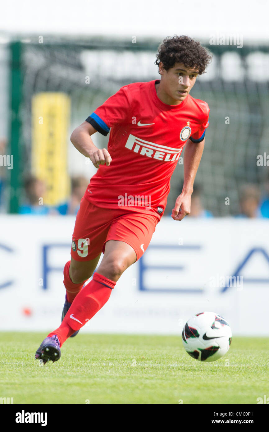 Philippe Coutinho (Inter), 12. Juli 2012 - Fußball / Fußball: Vorsaison Freundschaftsspiel zwischen Inter Mailand 6-0 Rappresentativa Trentino in Pinzolo, Italien. (Foto von Maurizio Borsari/AFLO) Stockfoto