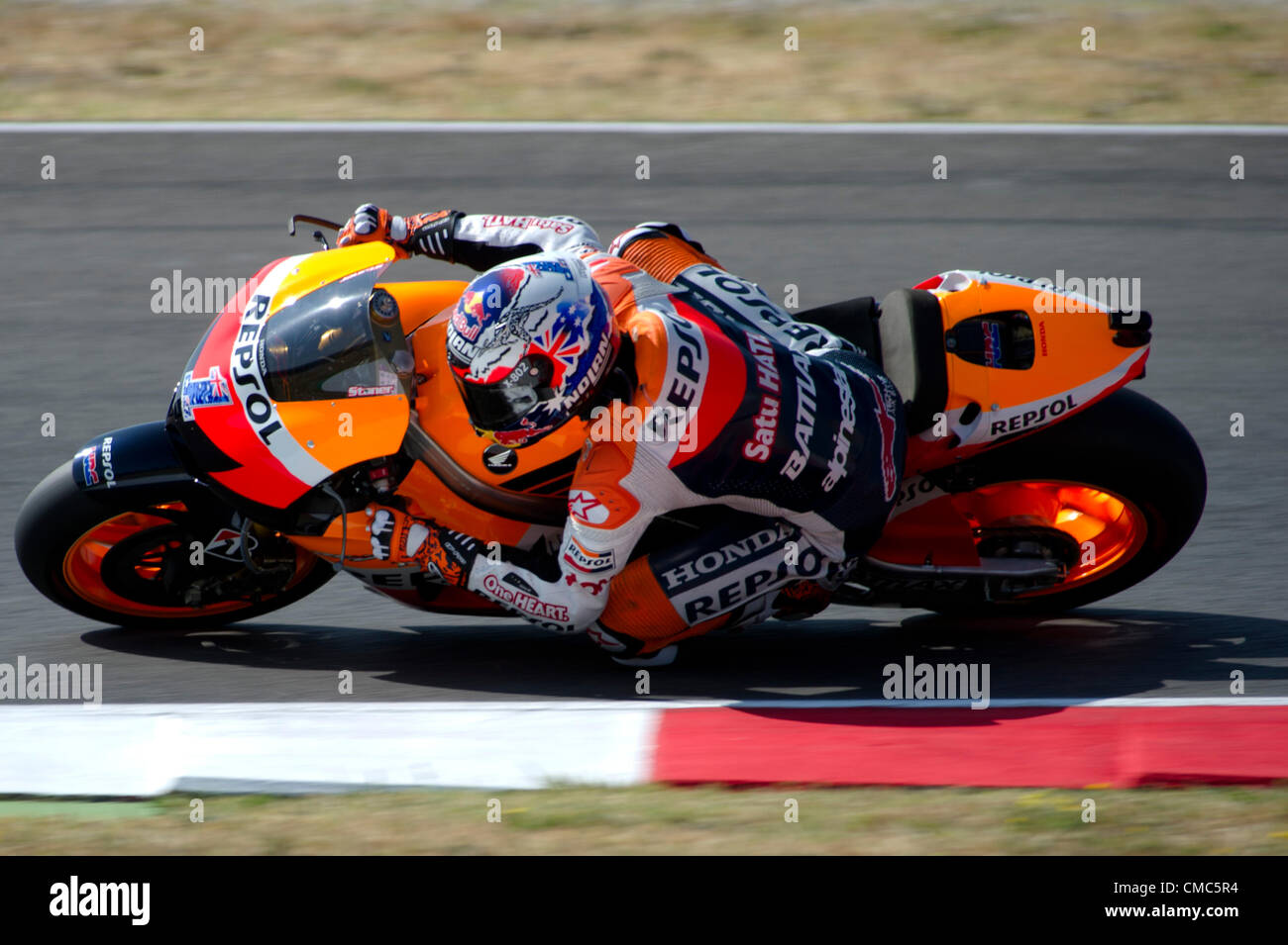 15.07.2012. Mugello, Italien. Casey Stoner (Repsol Honda Team) Mugello Rennstrecke Mugello, Italien. Stockfoto