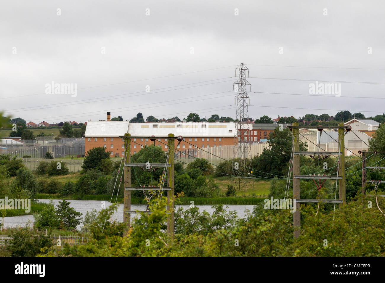 Northamptonshire UK 18. Juli 2012. Wellingborough Gefängnis wird bis Ende dieses Jahres mit dem Verlust von fast 600 Gefängnis Orte zu schließen, sagte der Justizminister Kenneth Clarke gestern 17.07.2012. Wellingborough MP Peter Bone behauptet, dass es 600 Arbeitsplätze als auch in seinem Wahlkreis Kosten würde. Stockfoto