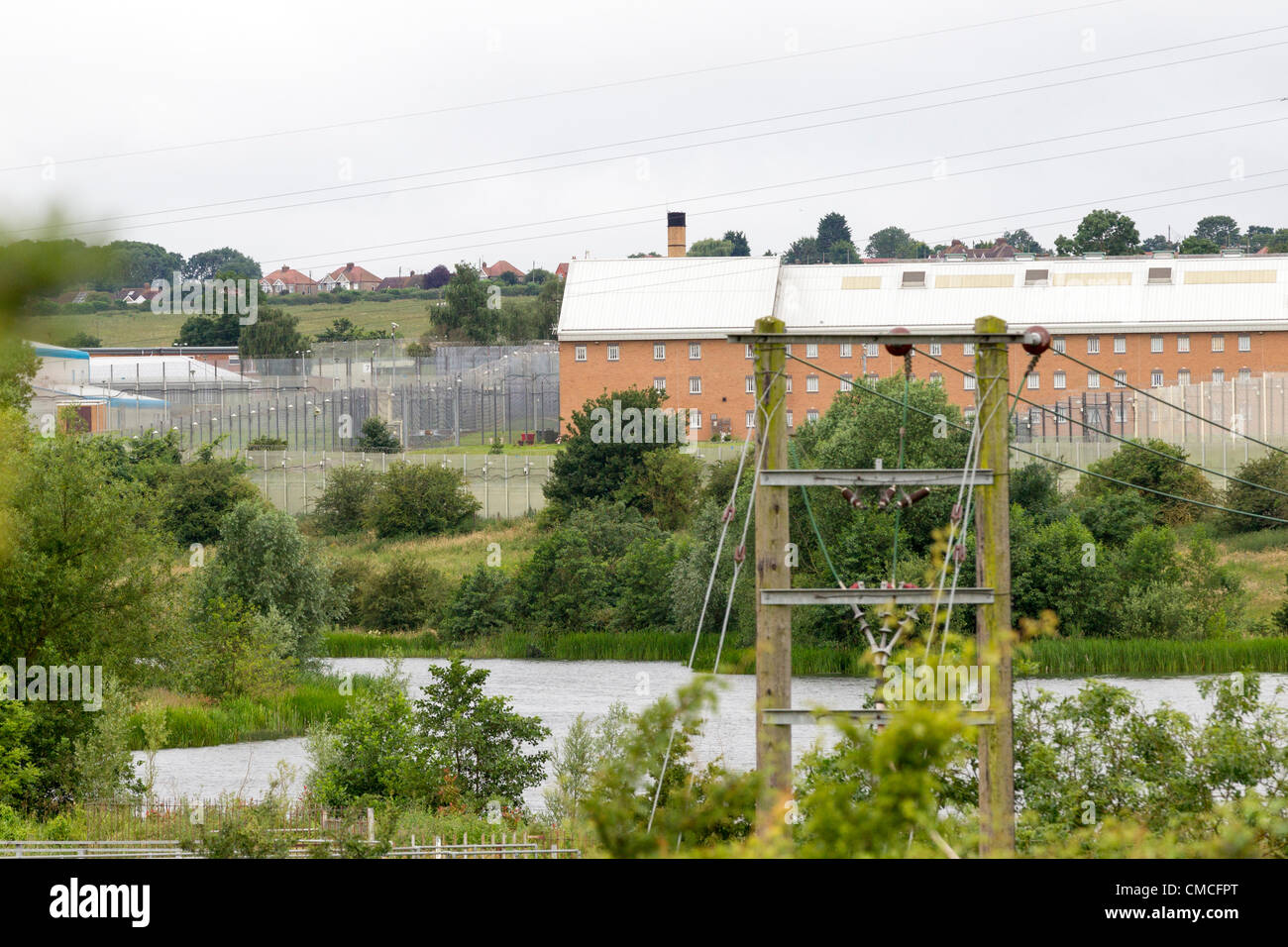 Northamptonshire UK 18. Juli 2012. Wellingborough Gefängnis wird bis Ende dieses Jahres mit dem Verlust von fast 600 Gefängnis Orte zu schließen, sagte der Justizminister Kenneth Clarke gestern 17.07.2012. Wellingborough MP Peter Bone behauptet, dass es 600 Arbeitsplätze als auch in seinem Wahlkreis Kosten würde. Stockfoto