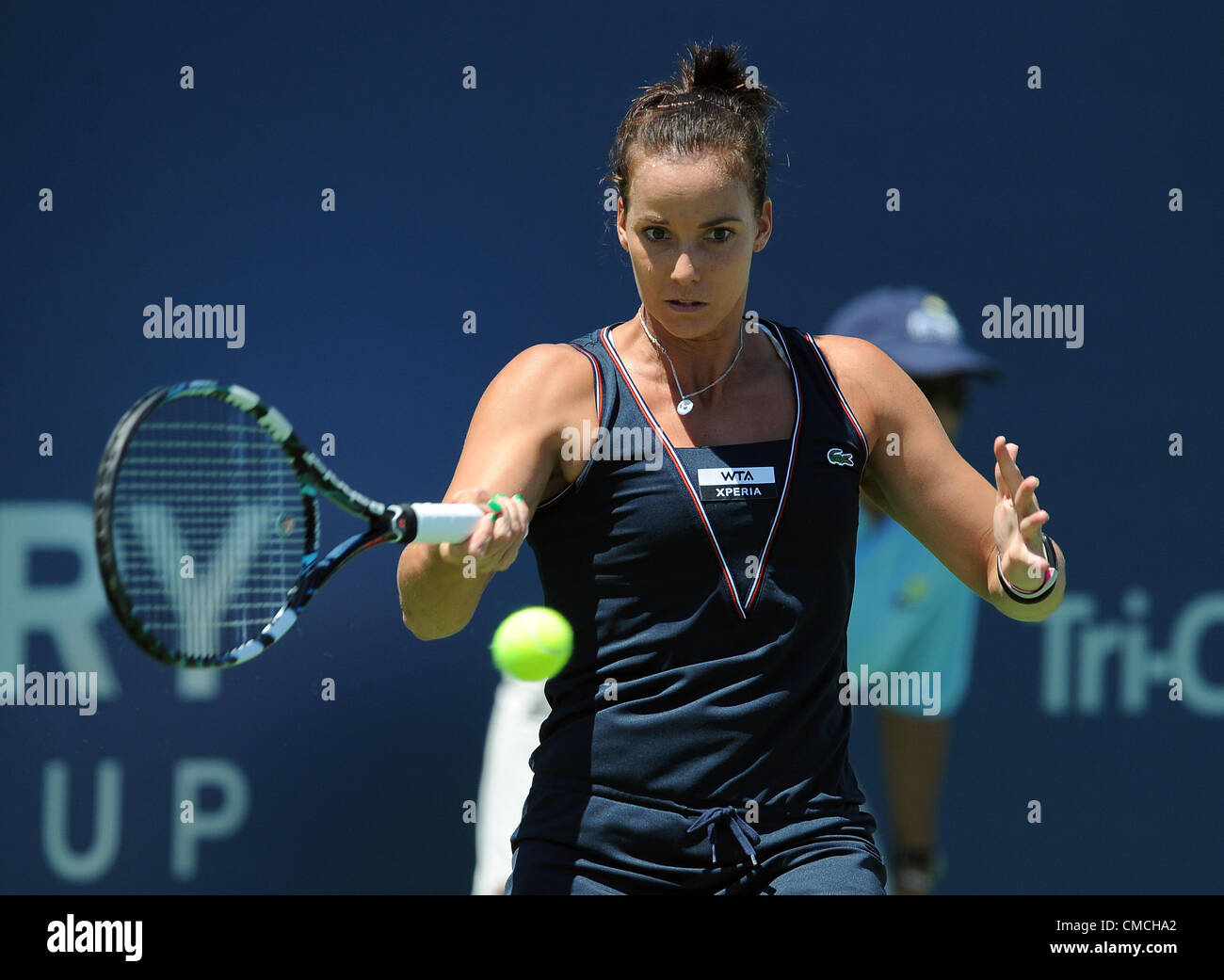 17. Juli 2012: Jarmila Gajdosova (AUS) während eines Spiels gegen Christina McHale (USA) während der Merkur Versicherung Open gespielt im La Costa Resort and Spa. Stockfoto