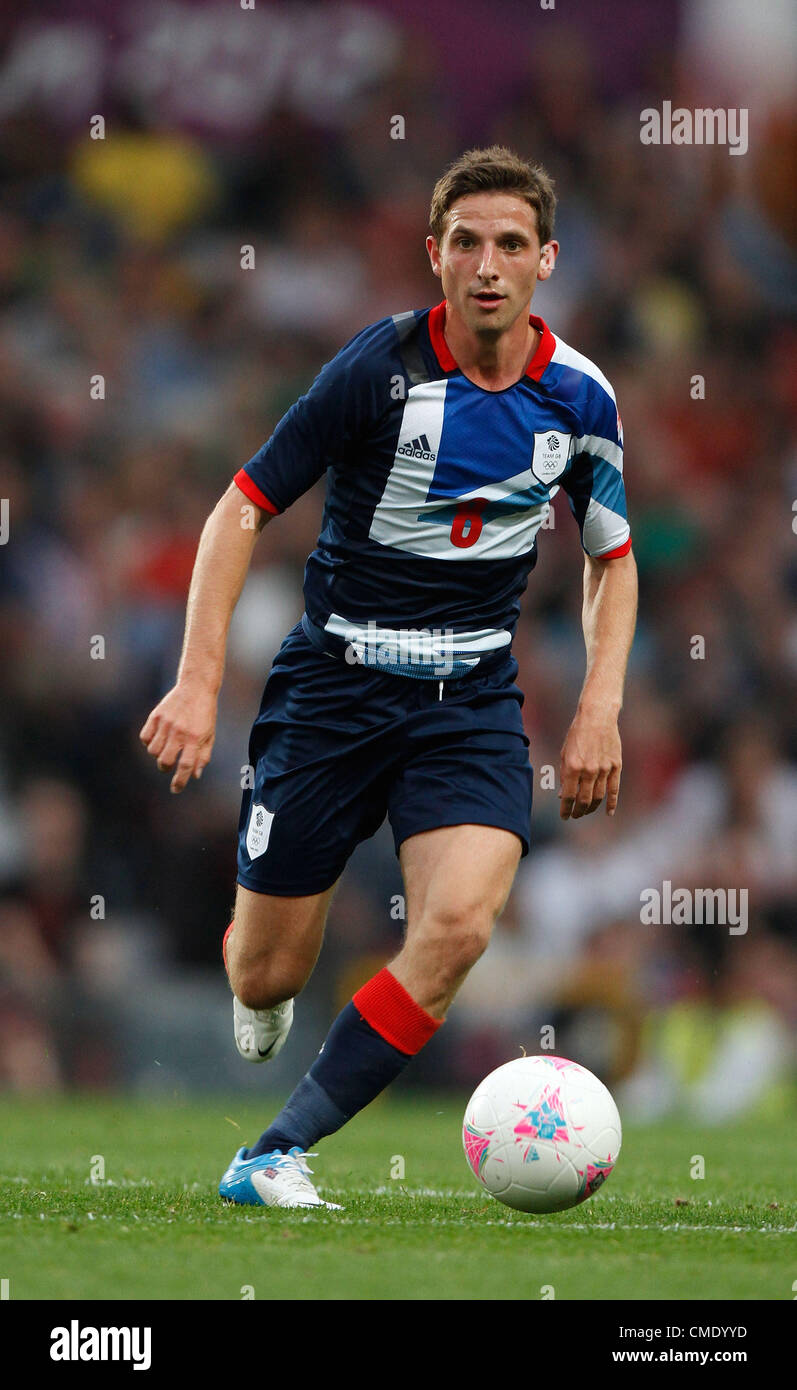 JOE ALLEN GREAT BRITAIN OLD TRAFFORD MANCHESTER ENGLAND 26. Juli 2012 Stockfoto
