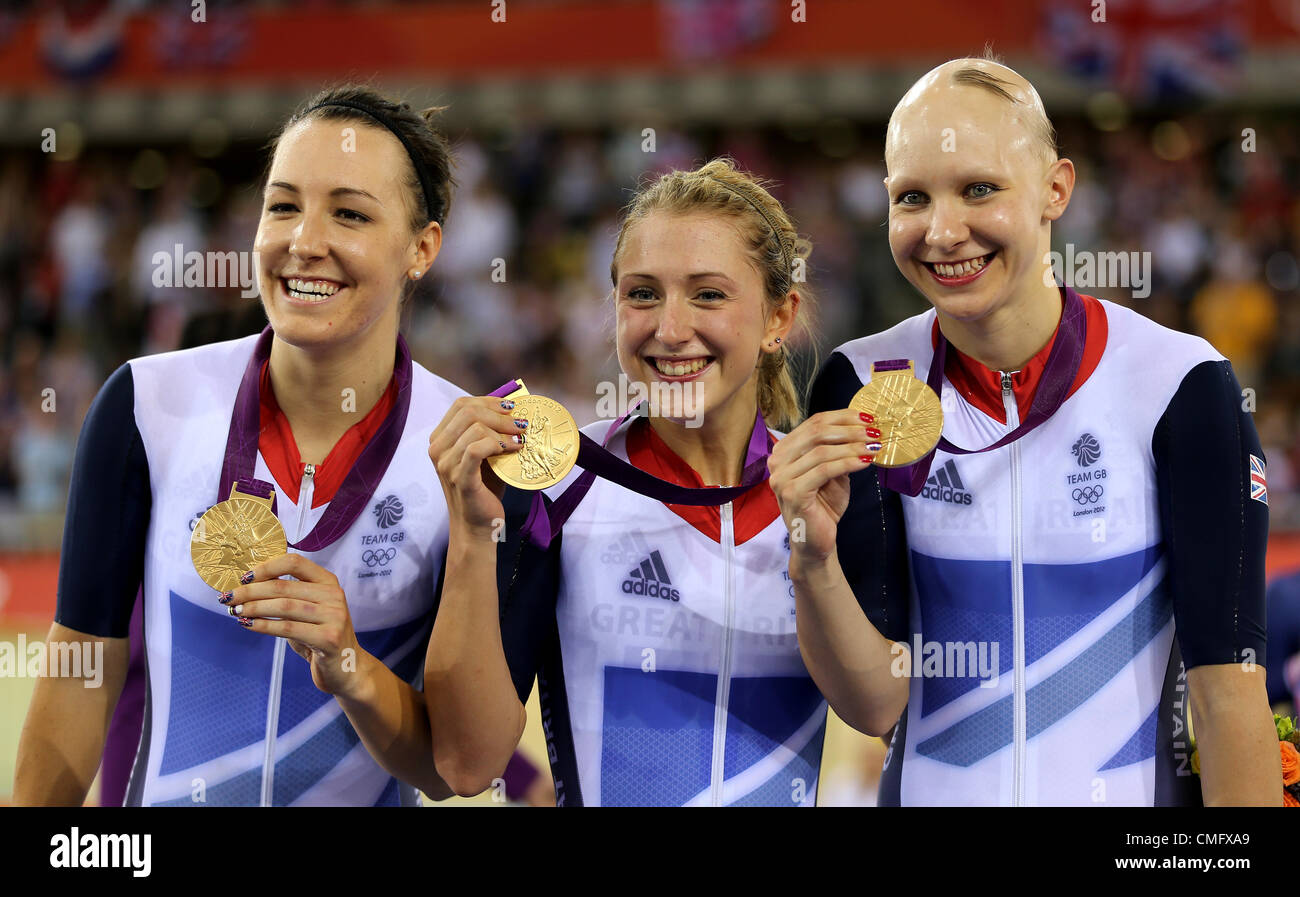 DANI König LAURA TROTT & JOANN GREAT BRITAIN STRATFORD LONDON ENGLAND 4. August 2012 Stockfoto