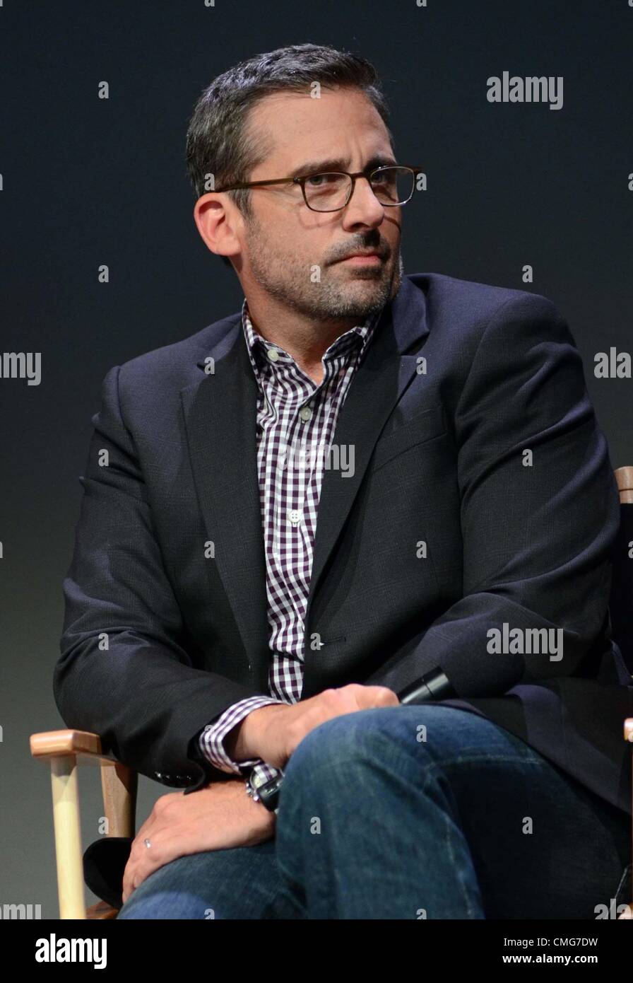 Steve Carell auf der Bühne für Treffen der Filmemacher: HOPE SPRINGS, Apple Store SoHo, New York, NY 5. August 2012. Foto von: Derek Sturm/Everett Collection Stockfoto