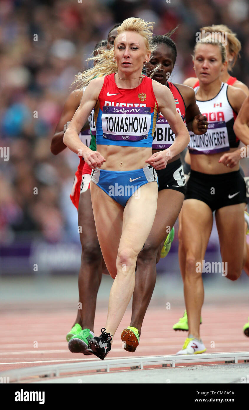 OLYMPISCHE SPIELE TATYANA TOMASHOVA 2012 Stockfoto