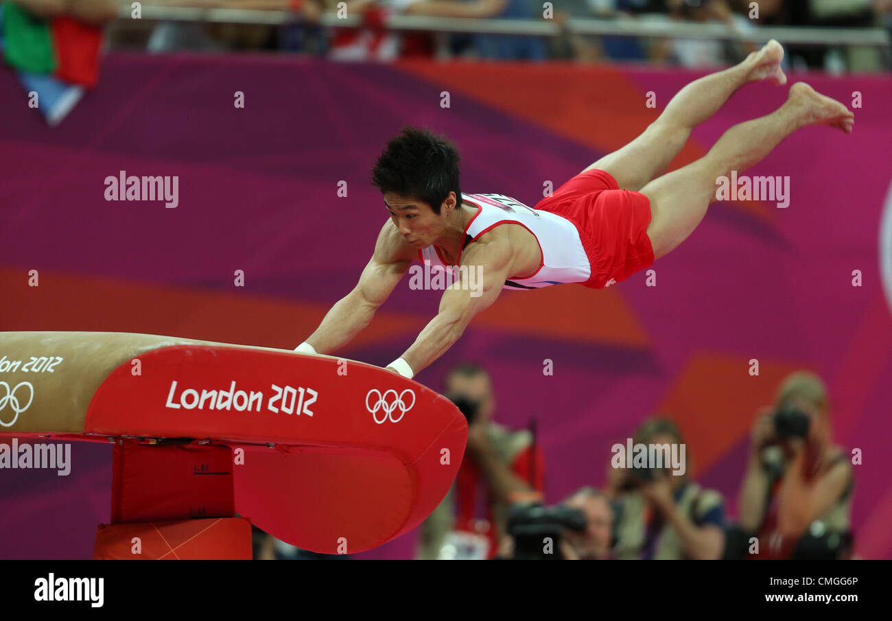 SION HAK YANG S KOREA STRATFORD LONDON ENGLAND 6. August 2012 Stockfoto