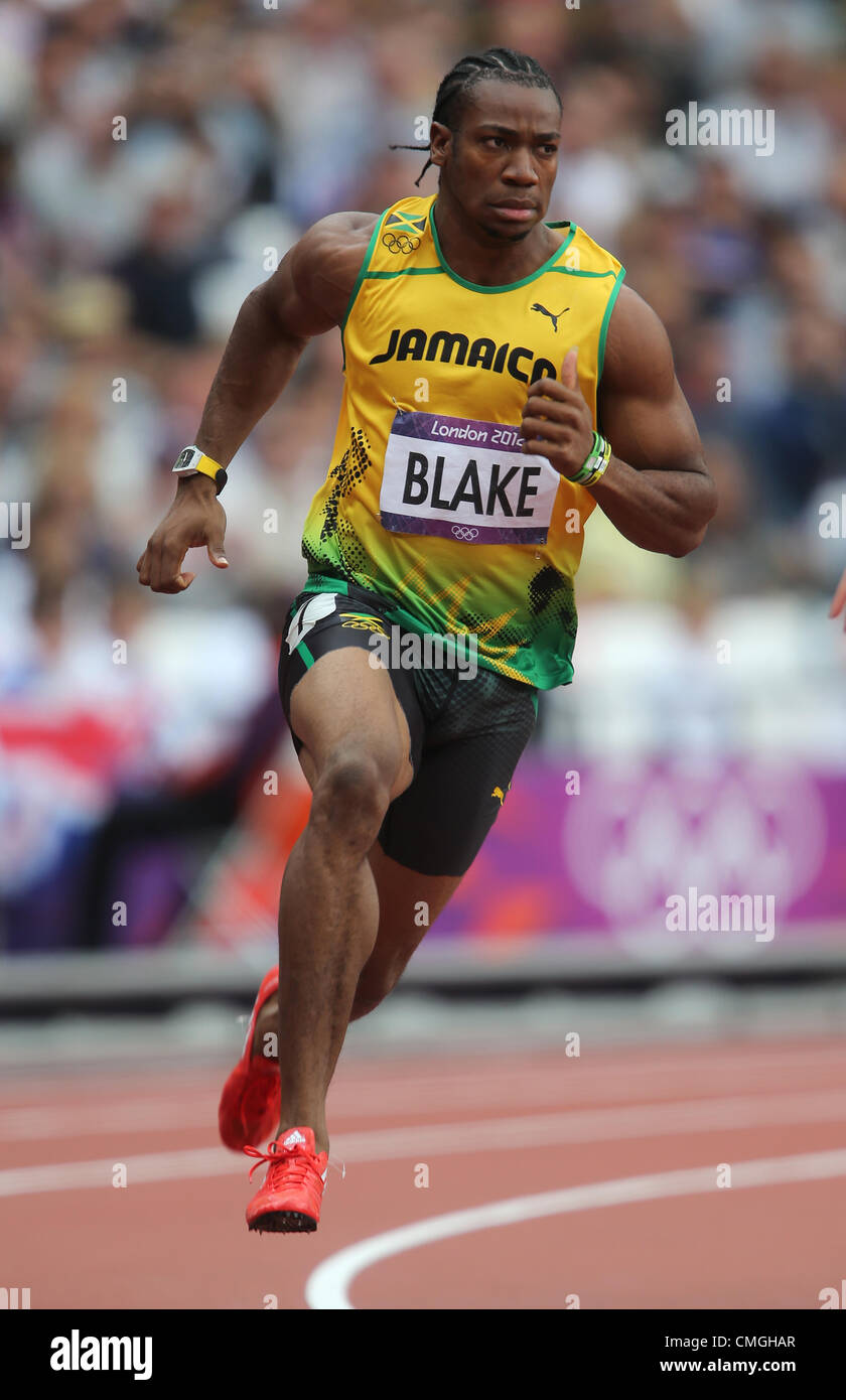 YOHAN BLAKE 2012 OLYMPISCHE SPIELE Stockfoto