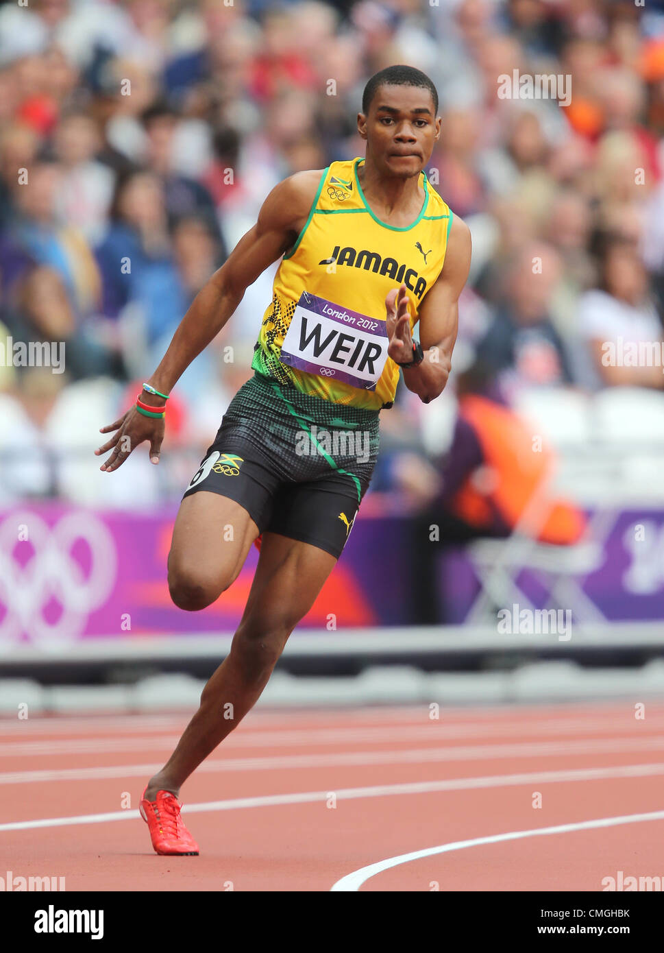 WARREN WEIR 2012 OLYMPISCHE SPIELE Stockfoto