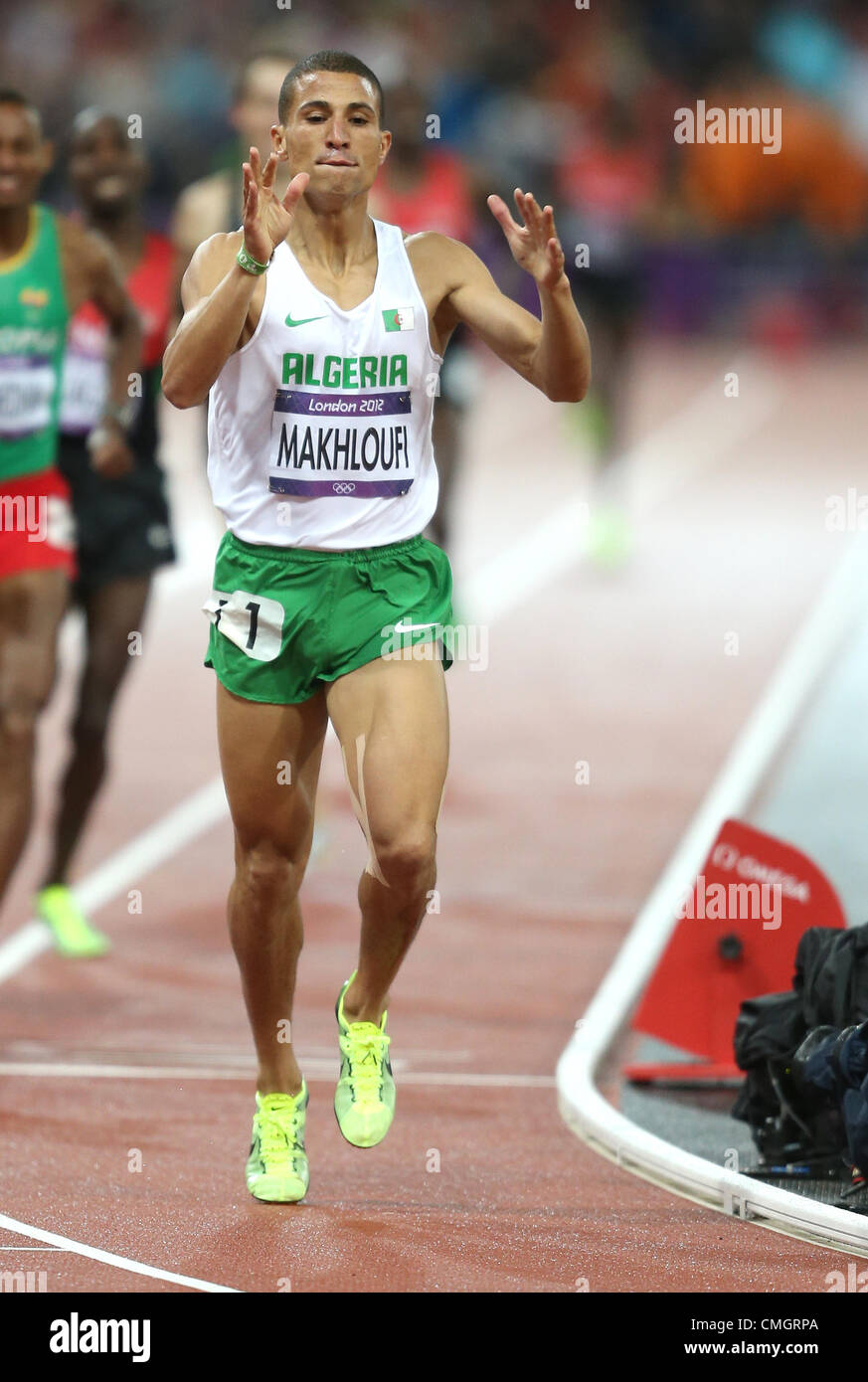 TAOUFIK MAKHLOUFI OLYMPISCHE SPIELE 2012 Stockfoto