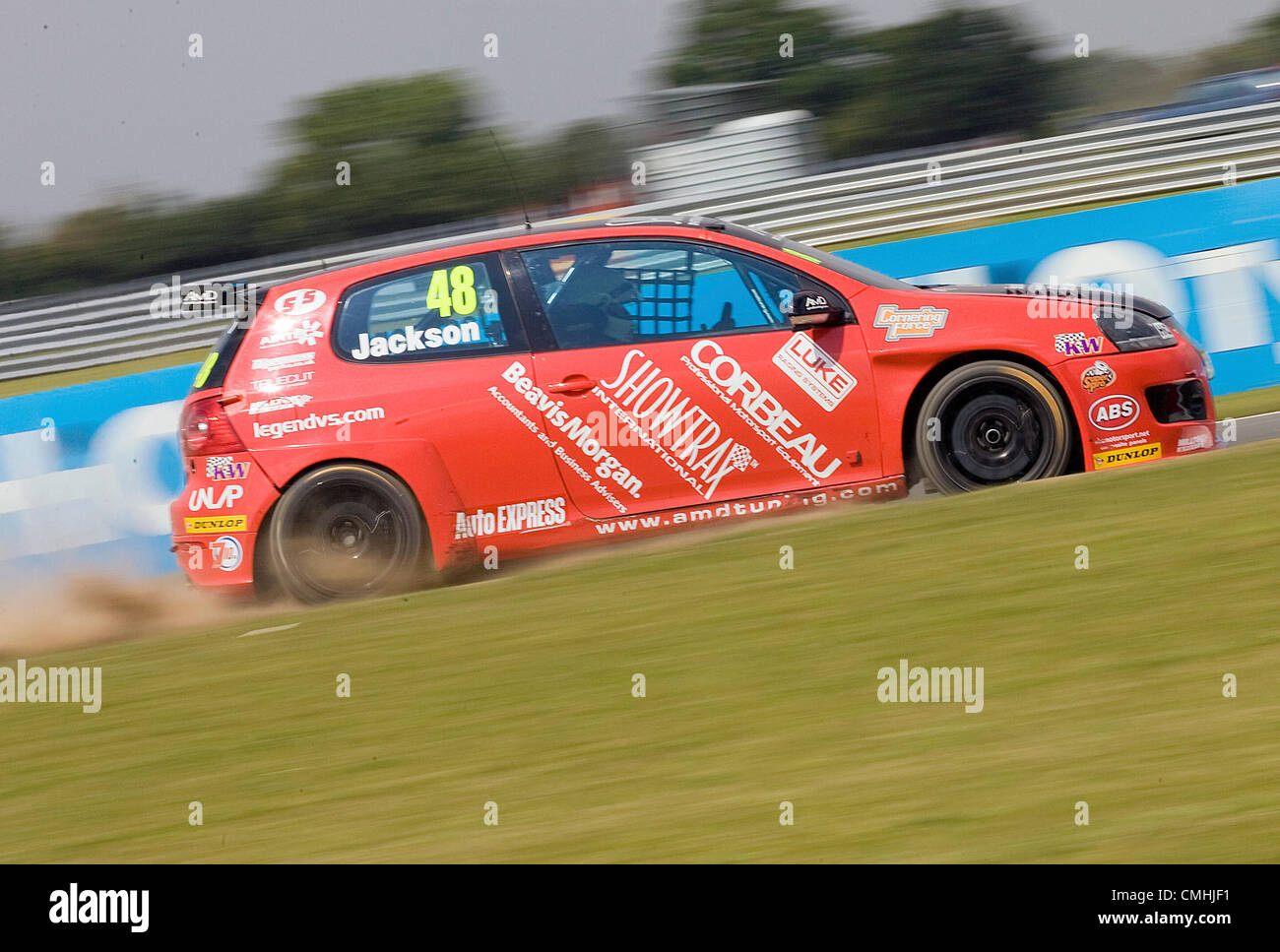 11.08.2012, Norfolk, England, Oliver Jackson fahren die AMD Tuning.com VW MK5 während Samstag qualifying, British Touring Car Championship Snetterton 300 Curcuit. Stockfoto