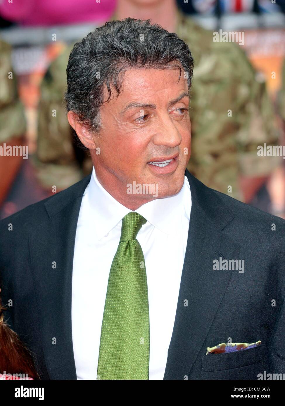 13. August 2012. Sylvester Stallone bei "The Expendables 2" UK Premiere anlässlich der Empire Leicester Square London, England - 13.08.12 Stockfoto