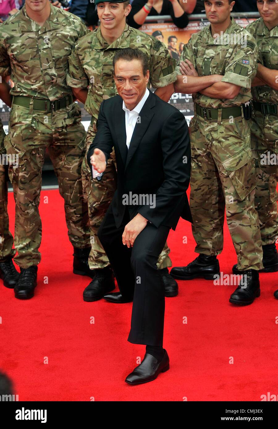 13. August 2012. Jean-Claude Van Damme bei "The Expendables 2" UK Premiere anlässlich der Empire Leicester Square London, England - 13.08.12 Stockfoto