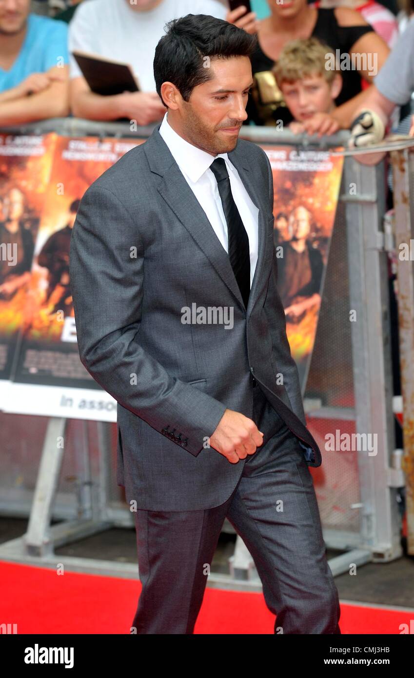 13. August 2012. Scott Adkins bei "The Expendables 2" UK Premiere anlässlich der Empire Leicester Square London, England - 13.08.12 Stockfoto