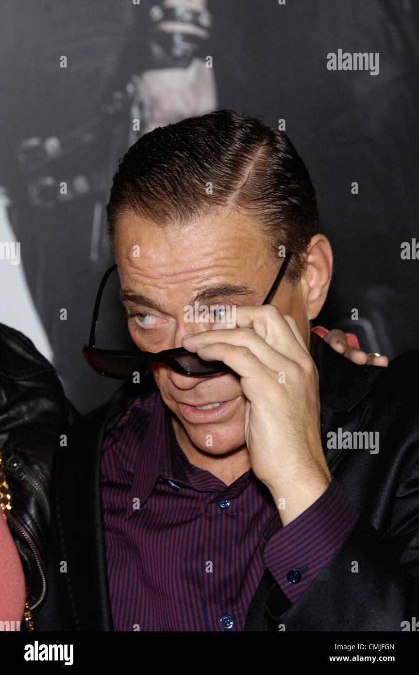 16. August 2012 - Hollywood, Kalifornien, USA - The Los Angeles Premiere von "The Expendables 2'' an der Graumans chinesischen Theatre.in Hollywood California am 15. August 2012 statt. . Jean-Claude Van Damme(Credit Image: © Michael Germana/Globe Photos/ZUMAPRESS.com) Stockfoto