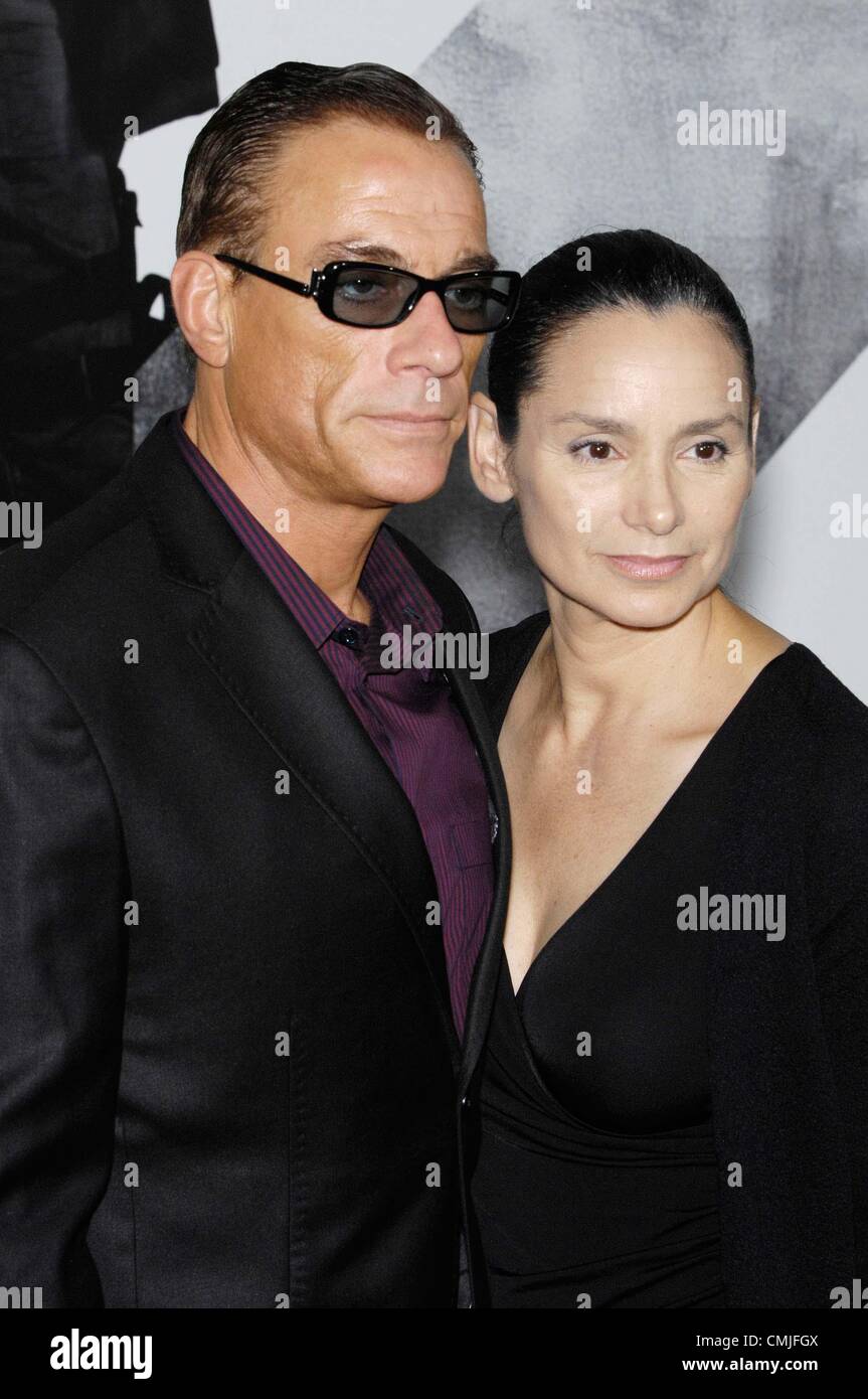 16. August 2012 - Hollywood, Kalifornien, USA - The Los Angeles Premiere von "The Expendables 2'' an der Graumans chinesischen Theatre.in Hollywood California am 15. August 2012 statt. . Jean-Claude Van Damme(Credit Image: © Michael Germana/Globe Photos/ZUMAPRESS.com) Stockfoto