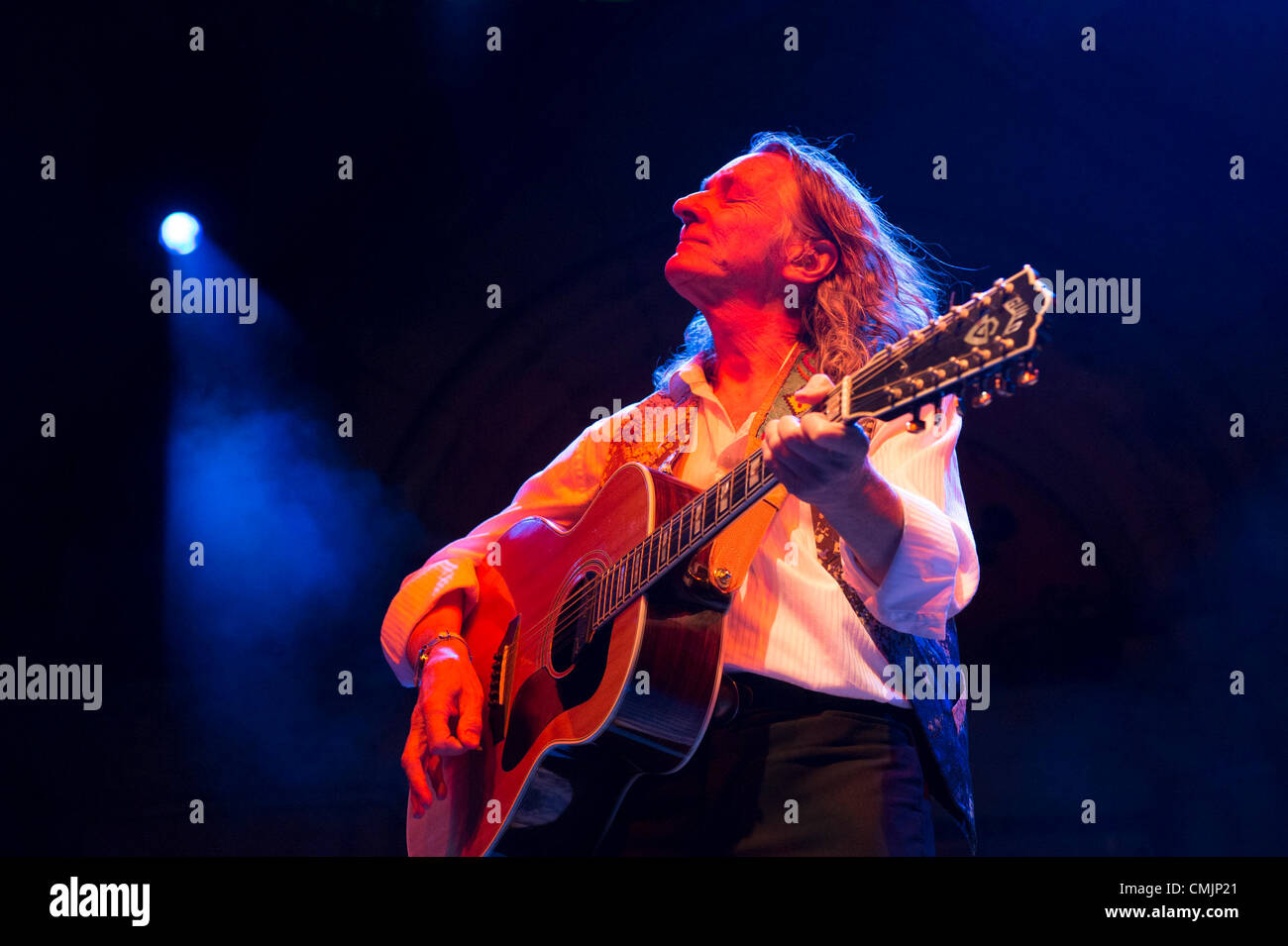 12. August 2012 - Saratoga, Kalifornien, USA - ROGER HODGSON führt die legendäre Stimme von SUPERTRAMP live auf dem Berg-Weingut. (Bild Kredit: ¬ © Jerome Brunet/ZUMA drücken) Stockfoto