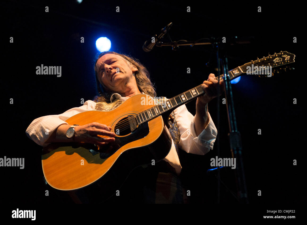 12. August 2012 - Saratoga, Kalifornien, USA - ROGER HODGSON führt die legendäre Stimme von SUPERTRAMP live auf dem Berg-Weingut. (Bild Kredit: ¬ © Jerome Brunet/ZUMA drücken) Stockfoto