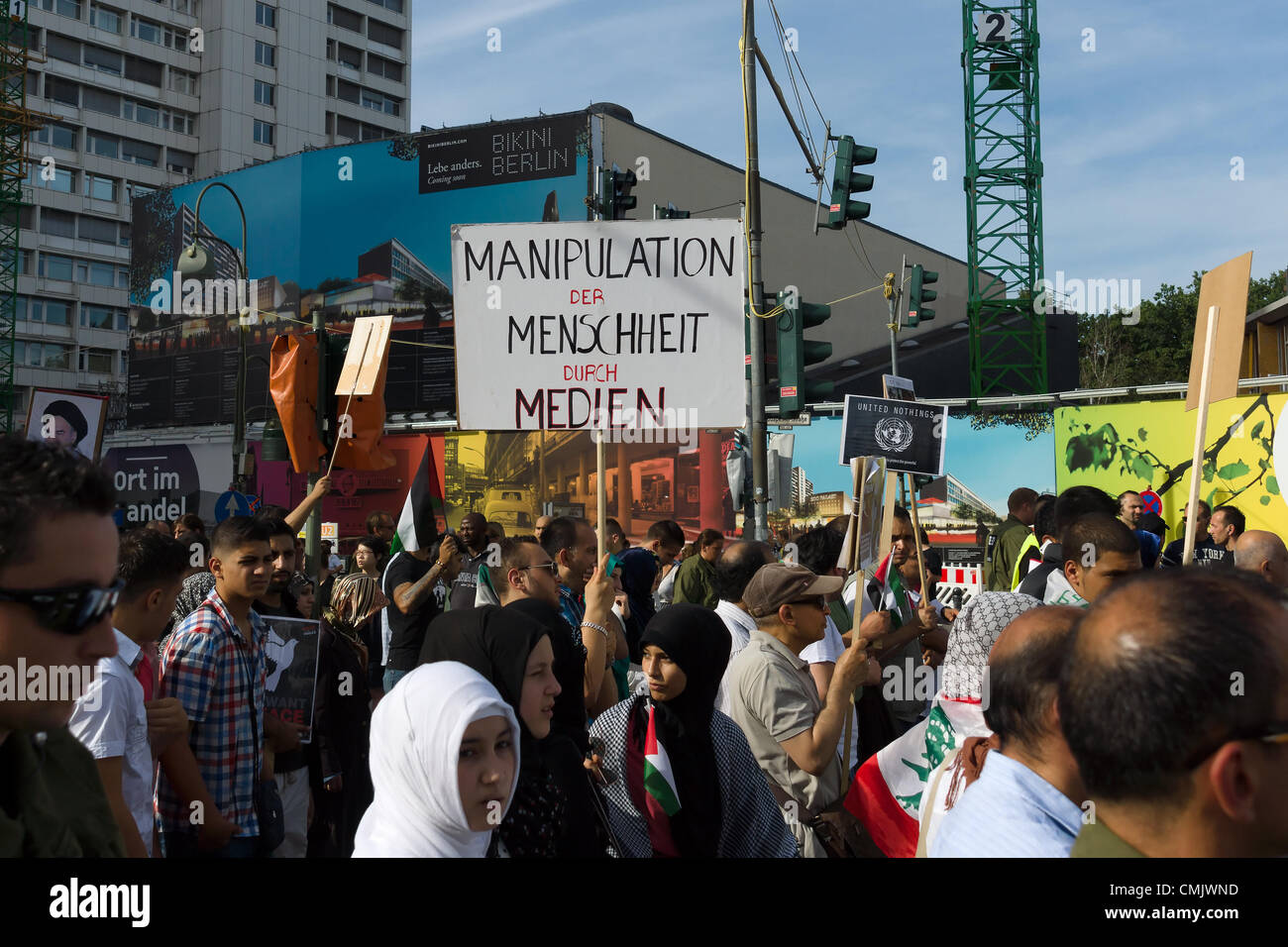 Al-Quds-Tag. Demonstrationen gegen Israel und seine Kontrolle über Jerusalem Stockfoto