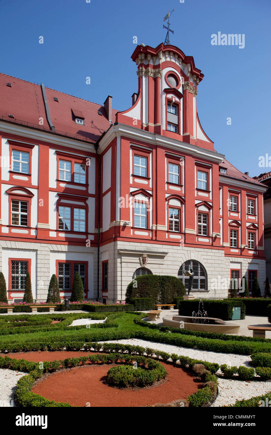 Ossolineum, St. Mathew Schloss, Altstadt, Breslau, Schlesien, Polen, Europa Stockfoto