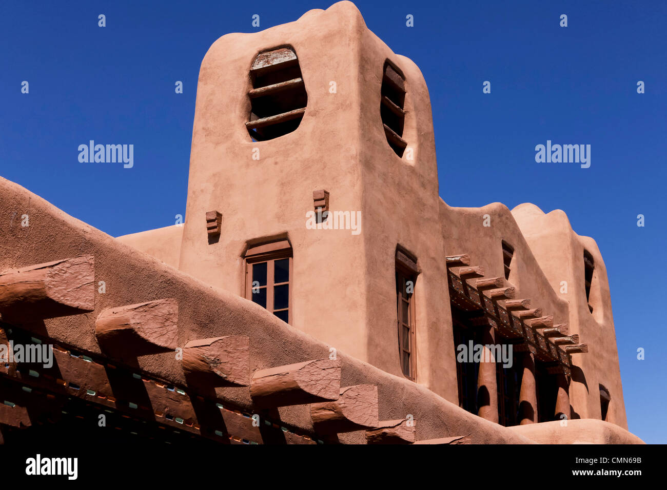 Santa Fe, New Mexico, USA. Native Museum für zeitgenössische Kunst Stockfoto